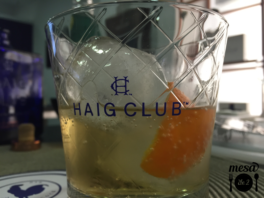 Haig Club Ginger & Twist, Refrescante y delicioso cóctel.
