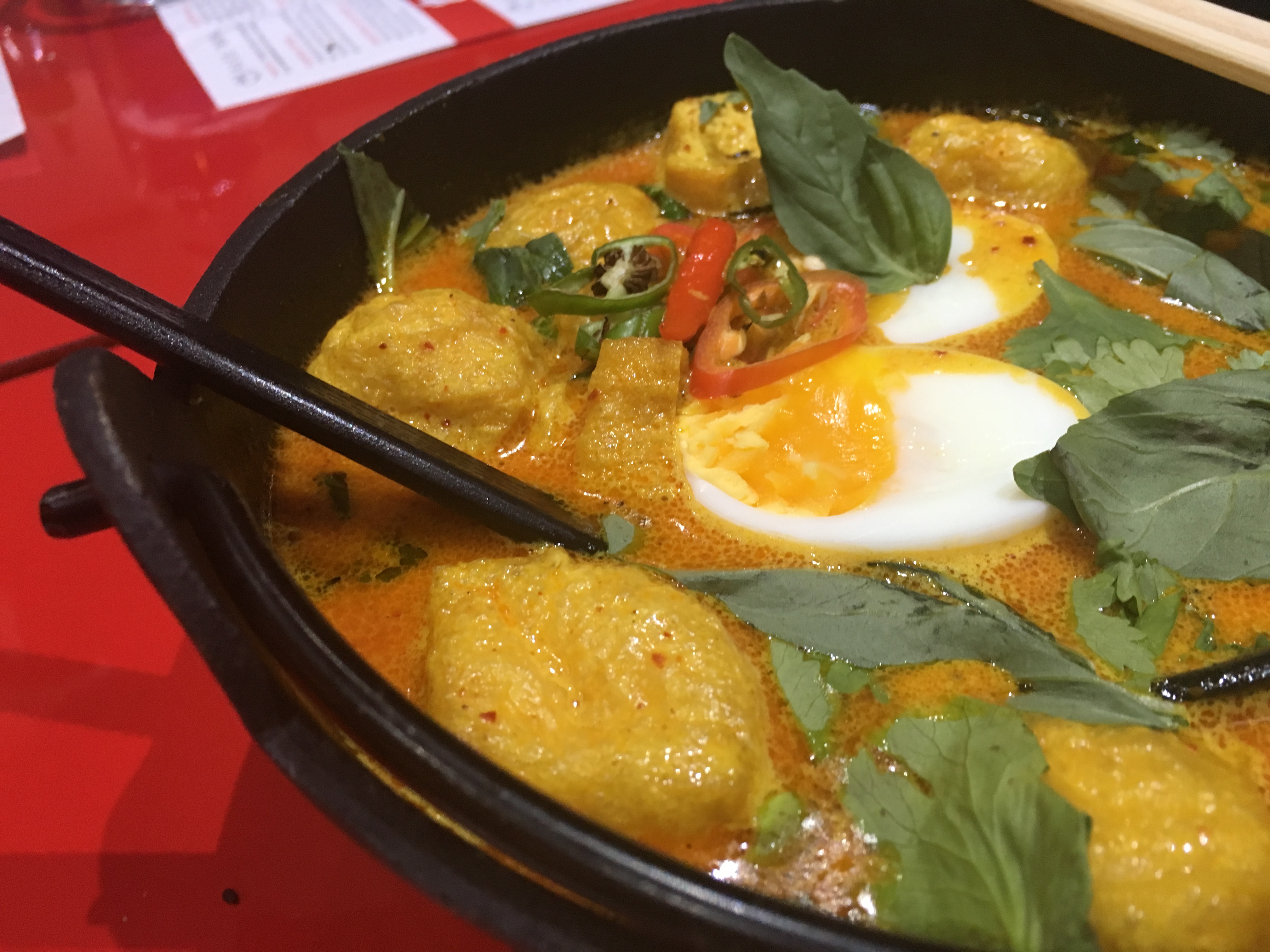 Malay curry laksa